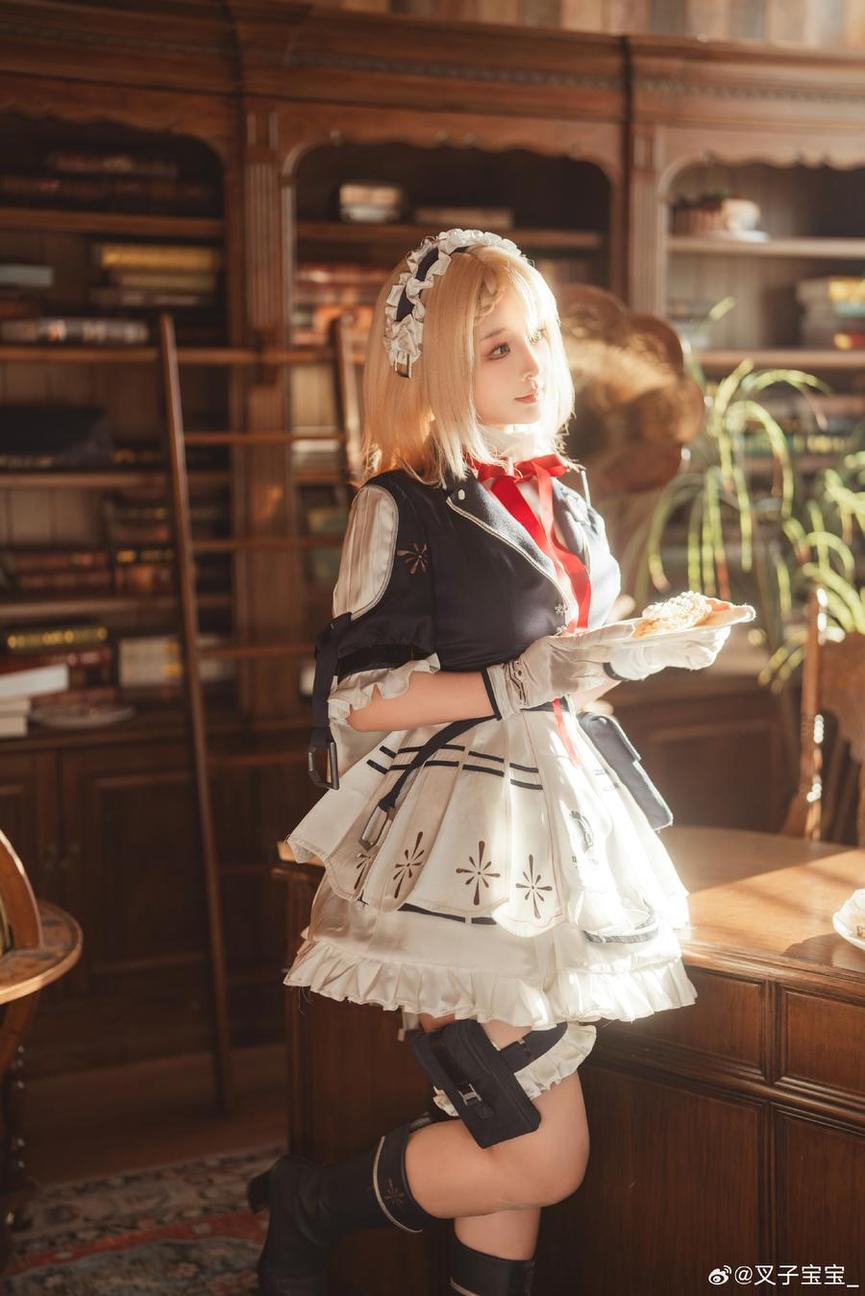 睁大眼睛欣赏，叉子宝宝最新cosplay照片是绝对经典