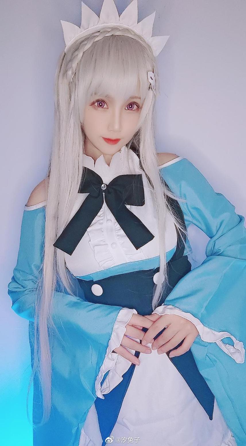 纯真与瑰丽的@汐兔子作品：摄影中的天使